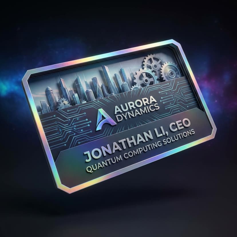 3D Lenticular Kartvizit