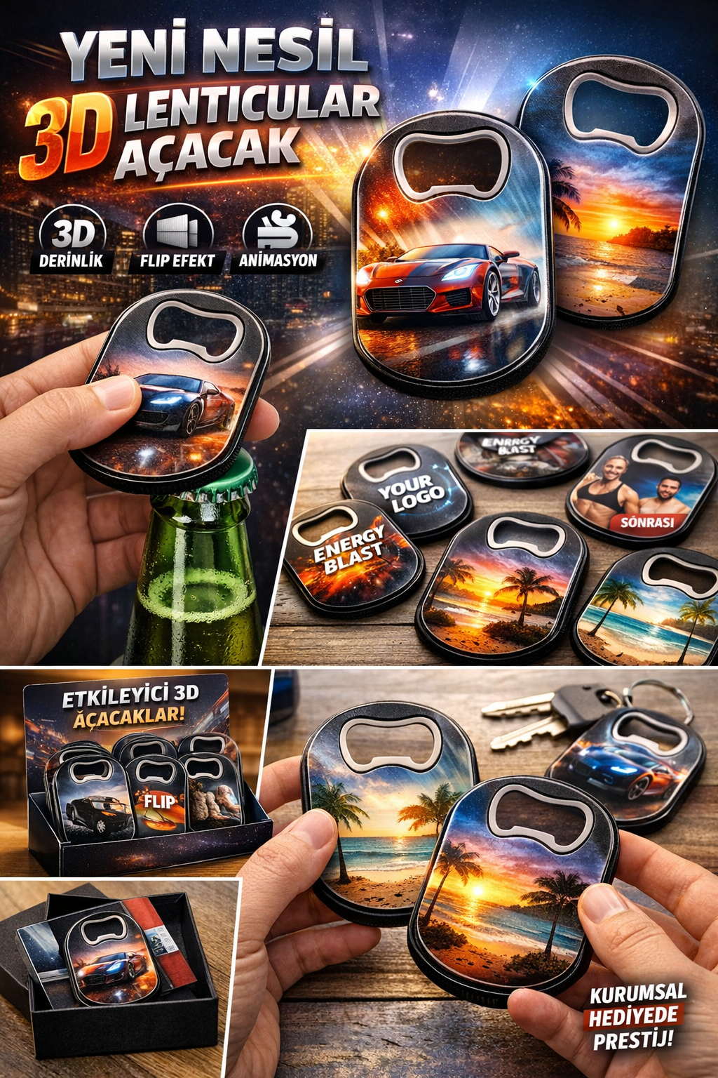 Yeni Nesil 3D Lenticular Açacak: Promosyonda Etki Gücü En Yüksek Ürünlerden Biri!